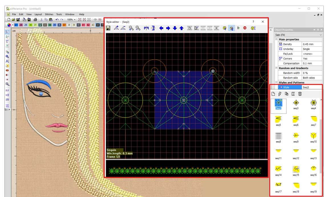 WINGS eXPerience Embroidery Software - Pro Level
