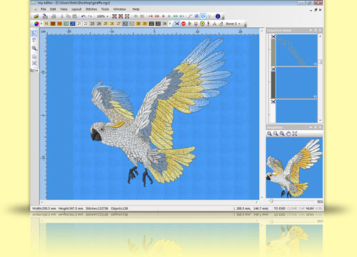 my editor free embroidery software
